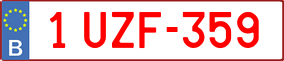 Truck License Plate